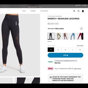 Gymshark Seamless Leggings